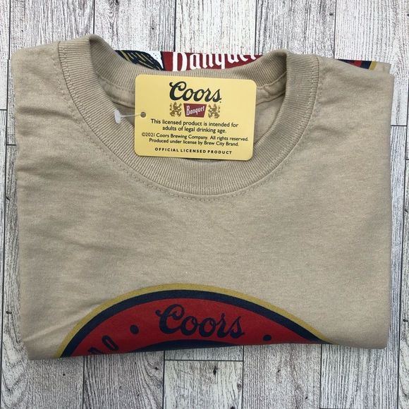 NWT Official Coors Banquet Vintage Waterfall Oval T-Shirt sz M - Picture 5 of 8
